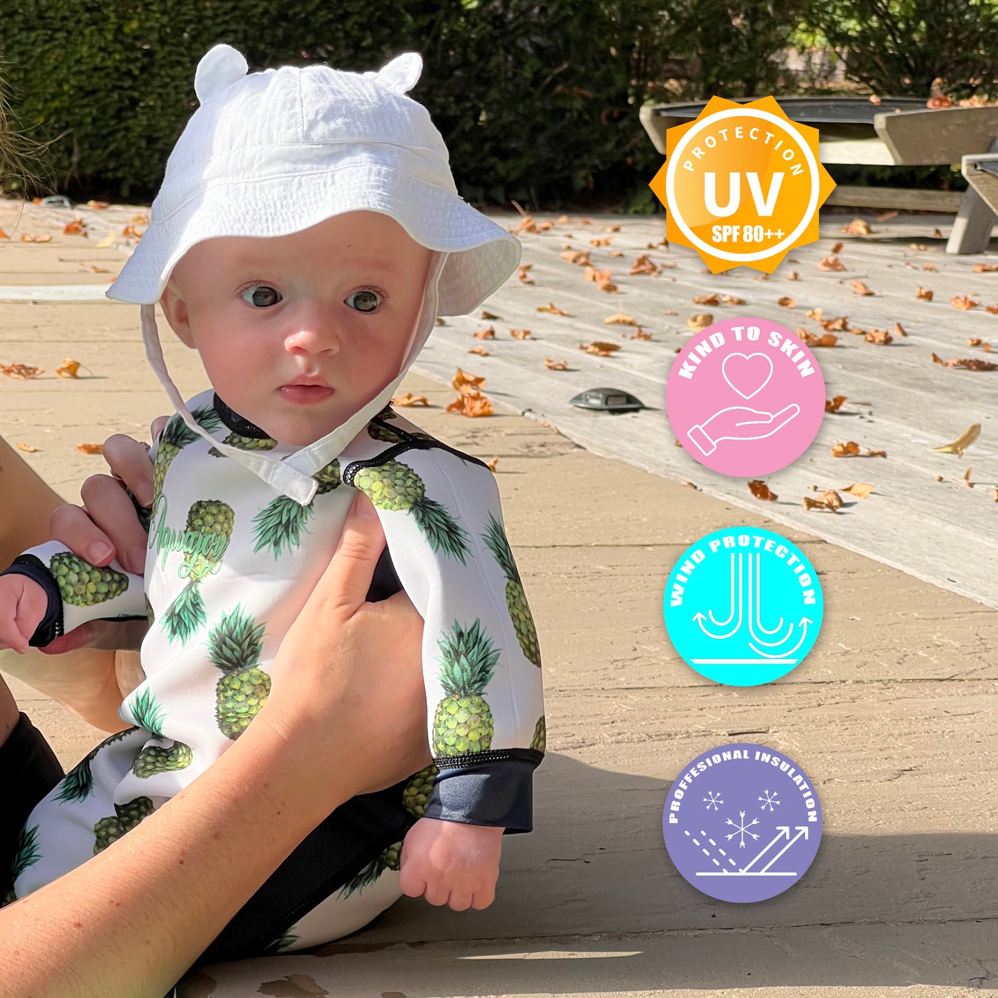 Blue Warmsy - Reversible Wetsuit - 0 Months to 4 Years