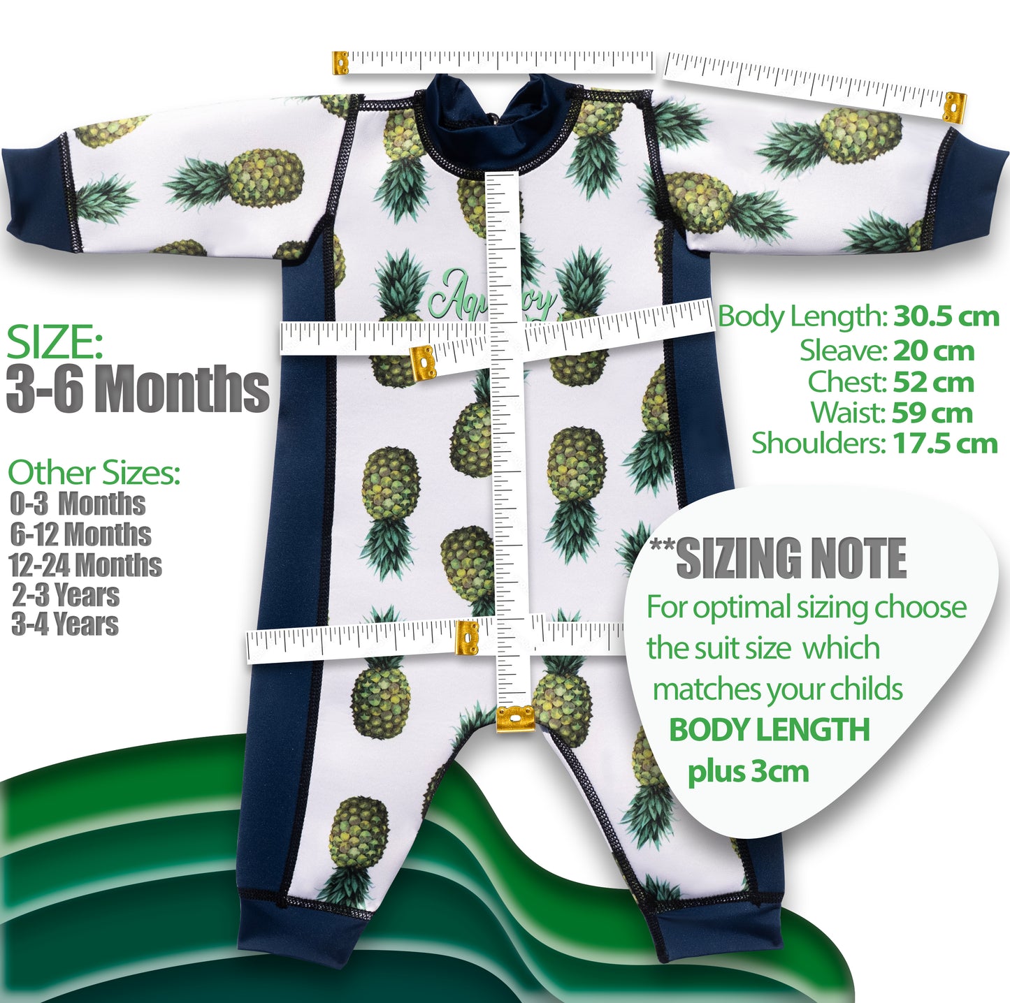 Blue Warmsy - Reversible Wetsuit - 0 Months to 4 Years