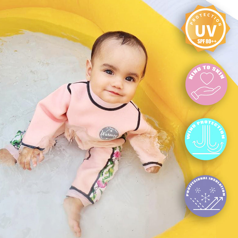 Pink Warmsy - Reversible Wetsuit - Baby/Toddler - 0-4 Years