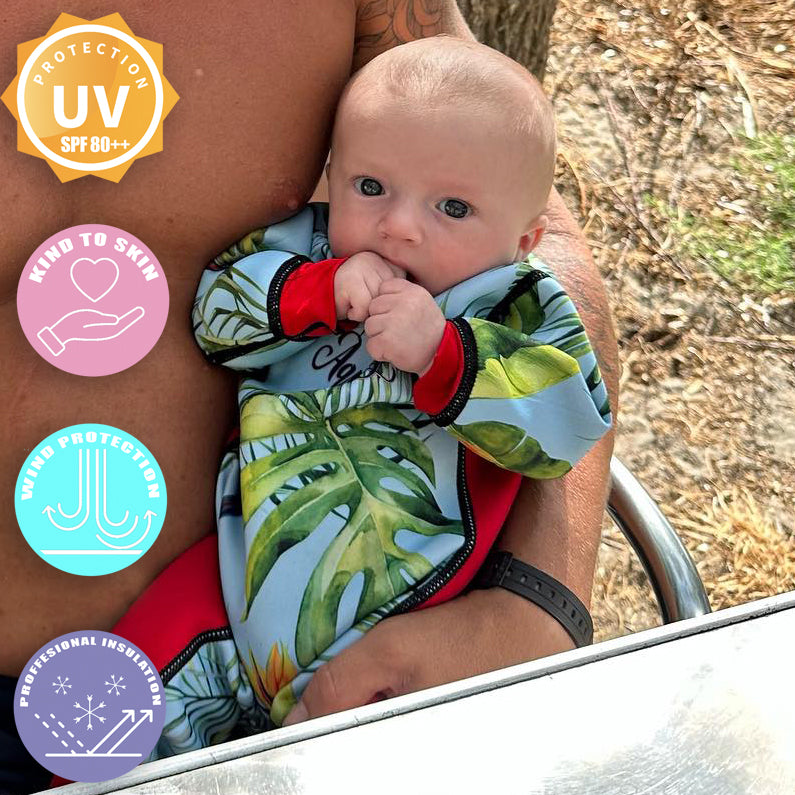 Red Warmsy - Reversible Wetsuit - Baby/Toddler - 0-4 Years